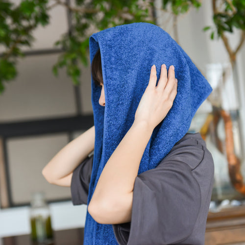 使うほどにふわふわになる小さめのバスタオル(2枚セット)