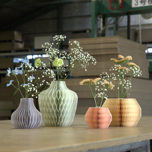 【最大80%OFF対象商品】たためる紙の花瓶